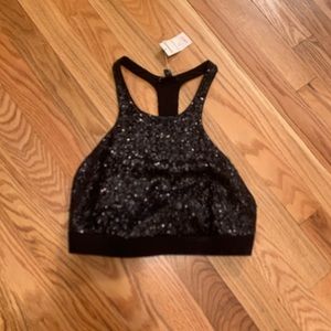 Express sequin top
